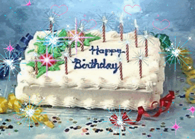 Animated Birthday Cake Pictures Free Download Birthday animated GIF images